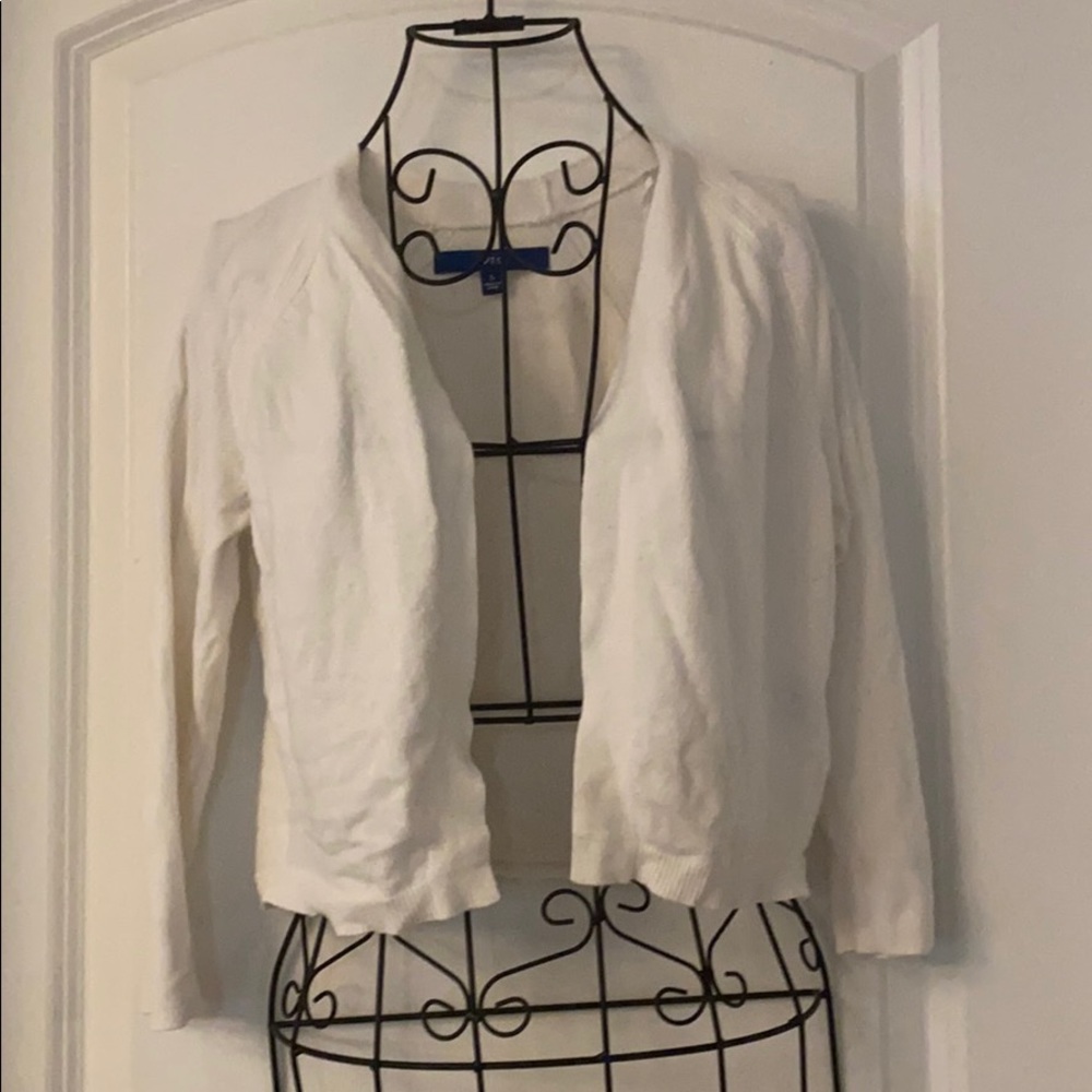 Cropped Cardigan Apt 9 white